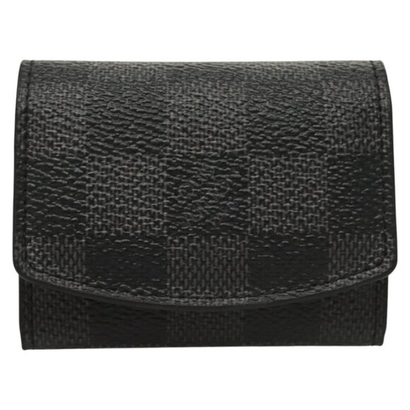 LOUIS VUITTON Damier Graphite Cuffs & Cuff Case Cuffs LV Auth - Picture 2 of 16